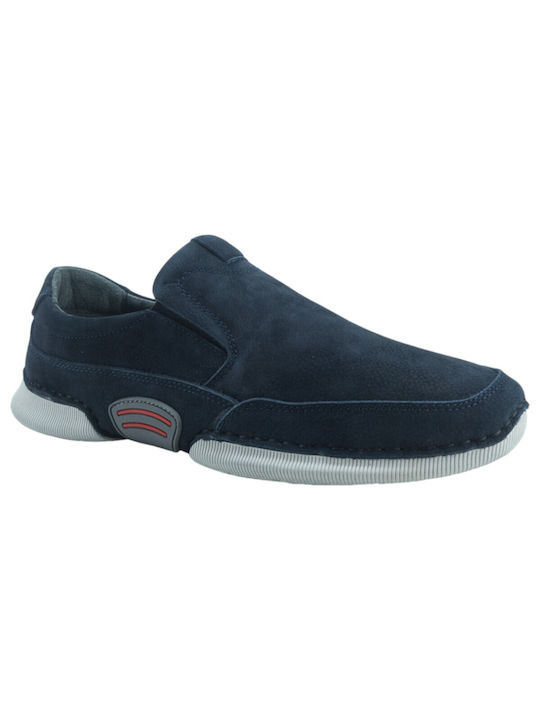 On the Road Men's Moccasins Blue