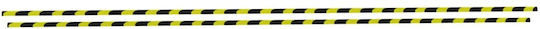 Vidaxl Corner Protectors 2 pcs Yellow & Black 4x3x100 Hm Pu
