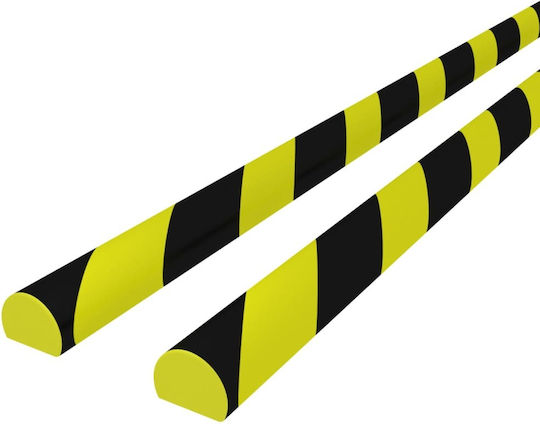 Vidaxl Corner Protectors 2 pcs Yellow & Black 4x3x100 Hm Pu
