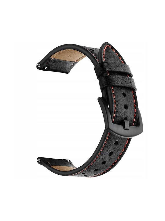 Spacecase Curea Piele Negru (Galaxy Watch 42mm - Ceas Galaxy 42mm)