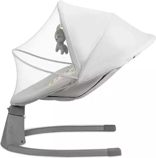 Kinderkraft Ηλεκτρικό Relax Μωρού Lumi 2 με Μουσική Light Grey