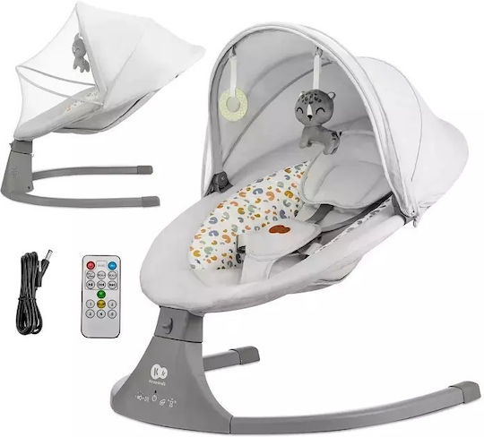 Kinderkraft Ηλεκτρικό Relax Μωρού Lumi 2 με Μουσική Light Grey