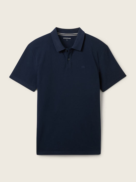 Basic Polo T-shirt Μπλε