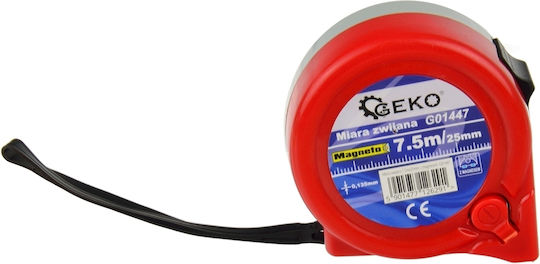 Geko Tape Measure with Magnet 25mm x 7.5m