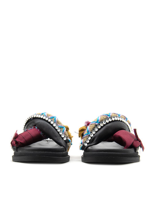 Leder Flache Sandalen für Damen
