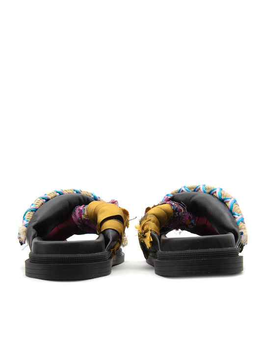 Leder Flache Sandalen für Damen