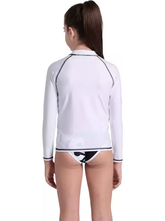 Arena Kids Swimwear Long Sleeve Shirt White