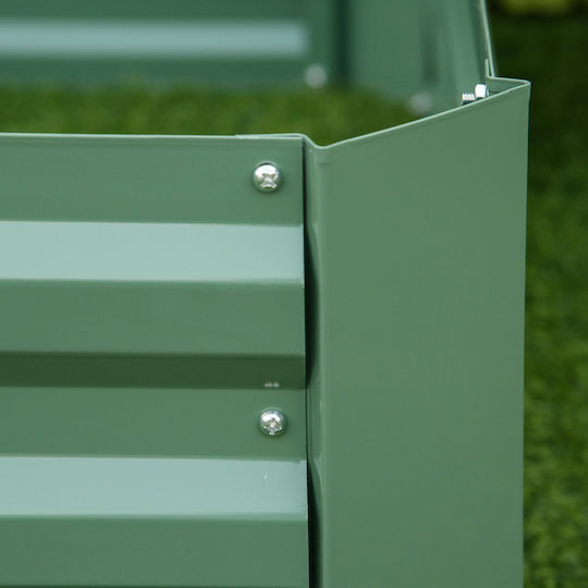 Outsunny Комплект 2 Сандъчета Galvanized Steel