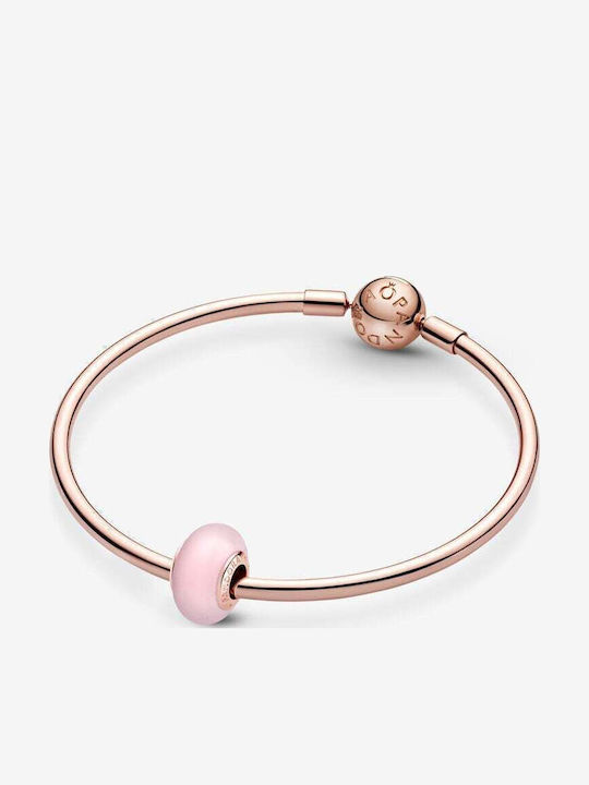 Σύμβολο Pandora Ματ Ροζ Γυαλί Murano 789420c00