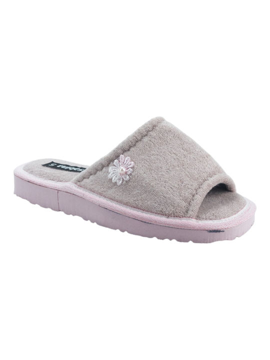 Sabina Terry Winter Women's Slippers in Pink color