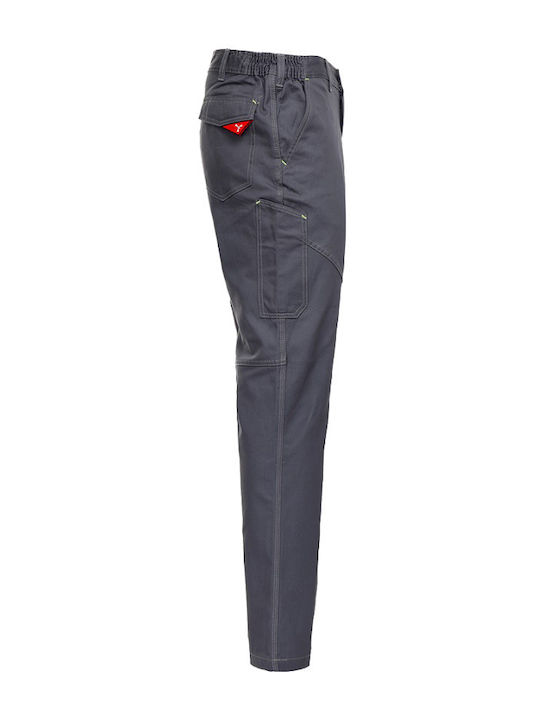 Payper Worker Stretch Reflective Work Trousers Gray