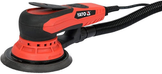Yato YT-82206 Έκκεντρο Τριβείο 150mm Ρεύματος 350W με Ρύθμιση Ταχύτητας και με Σύστημα Αναρρόφησης