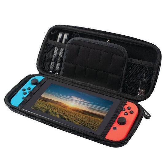 Защитен капак Console Zola Правоъгълен червен с цип 27 X 13,5 X 5,5 см черен