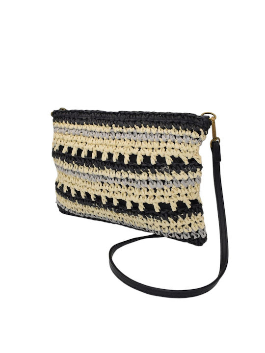 Morena Spain Straw Beach Bag Black