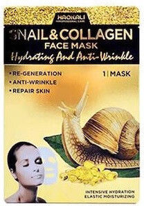 Wokali Snail Collagen Repairing Face Mask Snail Extract 30 Ml