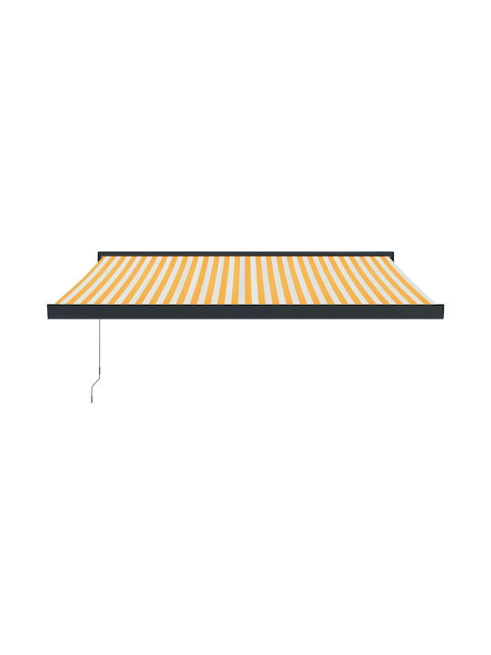 vidaXL Zelt Terrasse mit LEDs Gelb 3.5x2.5m