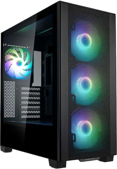 Phanteks XT Pro Ultra Геймърско бюро Midi Tower Компютърна кутия със страничен прозорец Черен