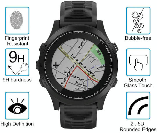 Garmin Forerunner 945 0,26mm 2,5d 9h gehärtetes Glas Film Displayschutzfolie
