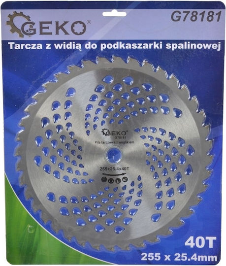 Geko Δίσκος Θαμνοκοπτικού 255mm 40 Δοντιών G78181