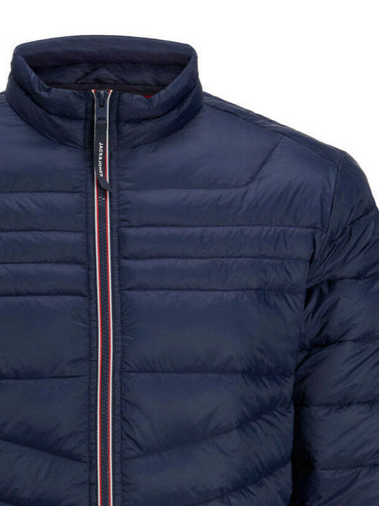 Jack & Jones Geacă pentru bărbați Puffer sacou bleumarin