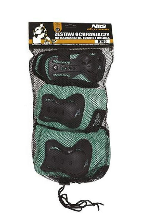 Nils H706 Protective Gear Set for Rollers Green