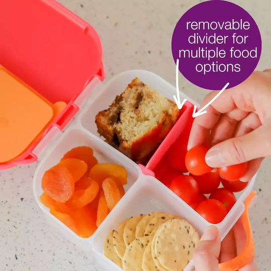 B.Box Mini Lunchbox Πλαστικό Παιδικό Δοχείο Φαγητού Γκρι