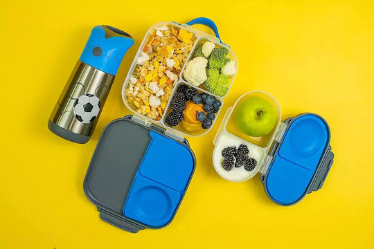 B.Box Mini Lunchbox Πλαστικό Παιδικό Δοχείο Φαγητού Γκρι