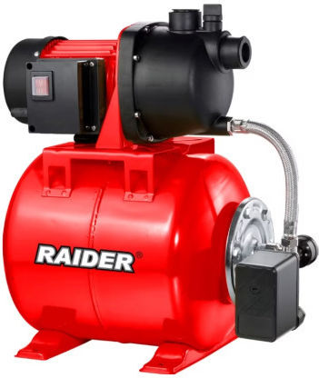 Raider Rd-wp800z Μονοφασικό Πιεστικό Συγκρότημα Νερού Χωρίς Δοχείο 800W