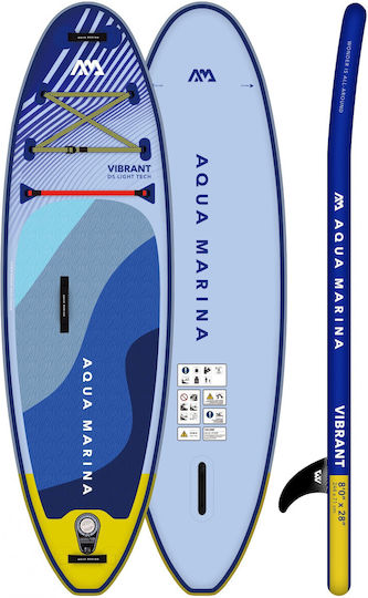 Aqua Marina Vibrant Inflatable SUP Board with Length 2.44m Blue
