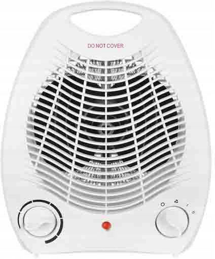 Αερόθερμο Δωματίου Δαπέδου Λευκό 2000W
