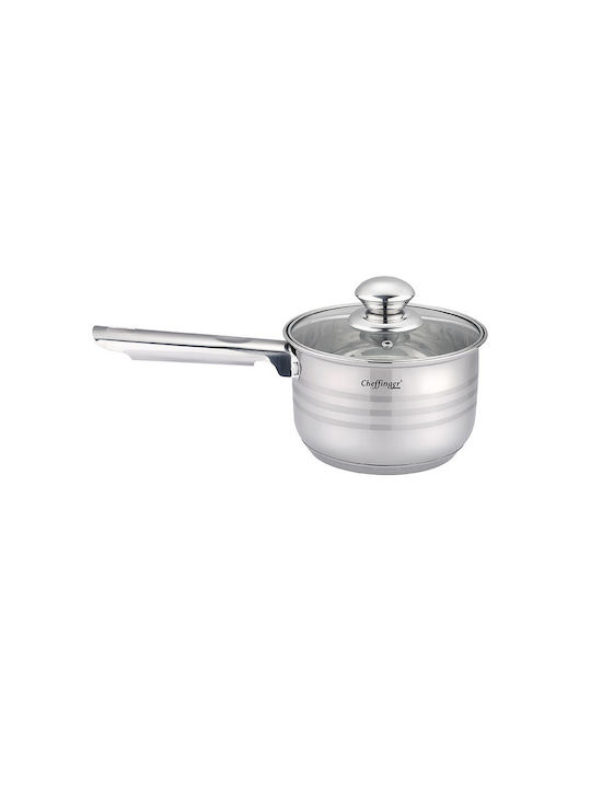 Cheffinger Set de vase de gătit din oțel inoxidabil Argint 18buc