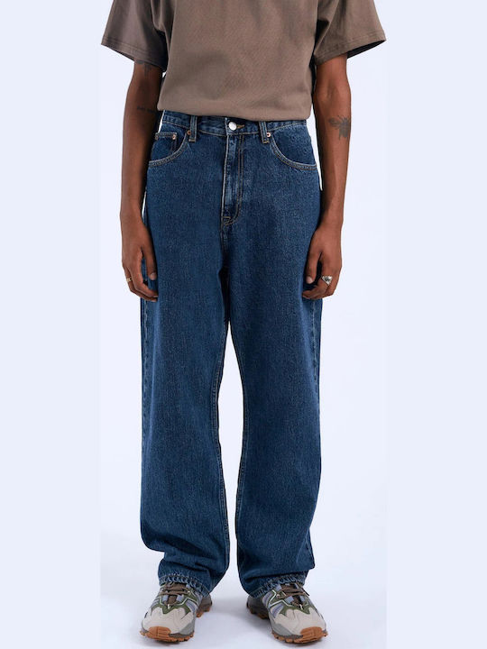 Omar Men's Jeans Pants with Loose Baggy Fit Dark Retro