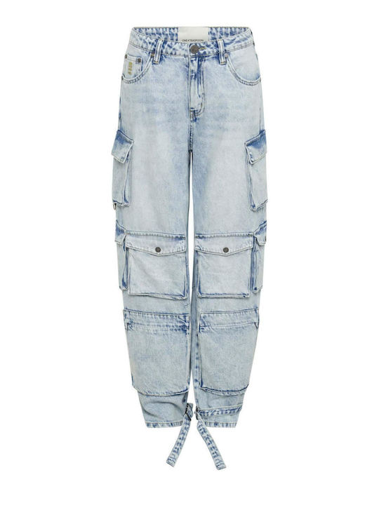 Ψηλόμεσο Γυναικείο Jean Παντελόνι Depeche Blue
