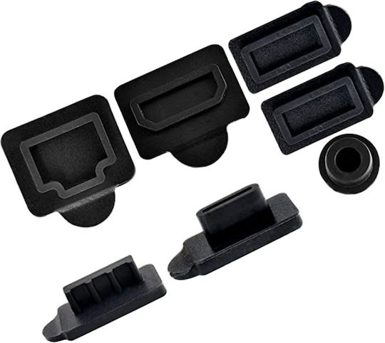 Set 7 Silikonabdeckungen Zola Playstation 5 Konsole Port Schutz Vermeiden Sie Beschädigungen Silikon