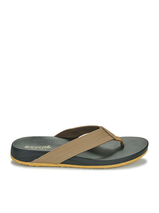 Slapi Bărbați Flip Flops Maro