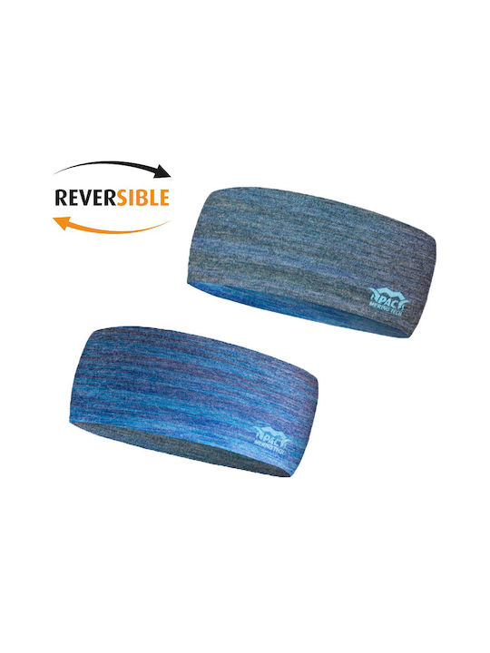 P.A.C. Recycled Merino Tech Athletic Headband Blue
