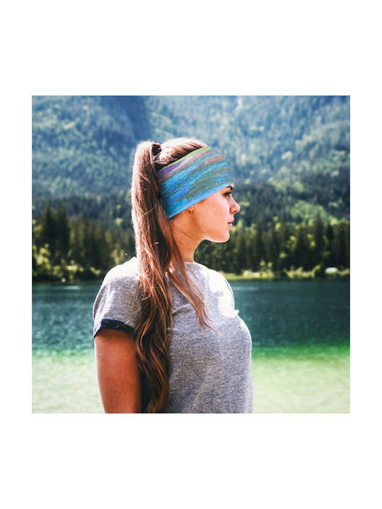 P.A.C. Recycled Merino Tech Athletic Headband Blue