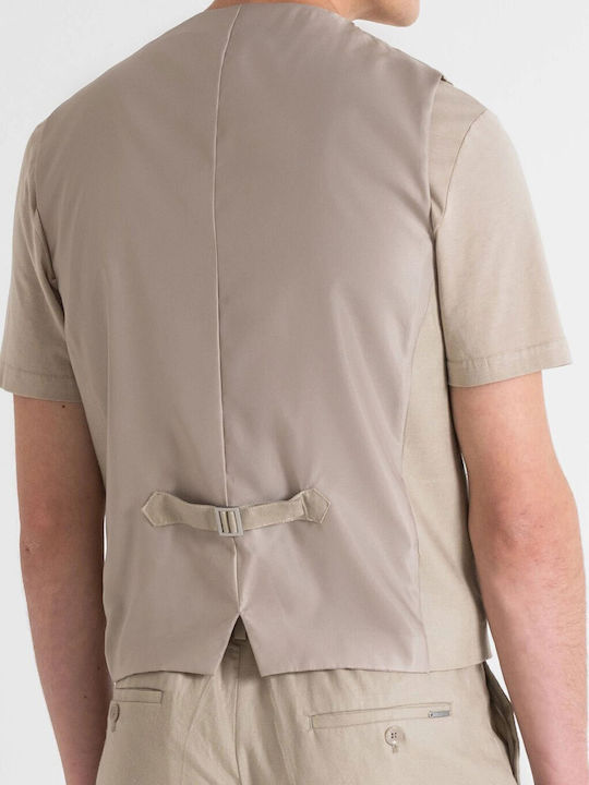 Kids Vest Beige