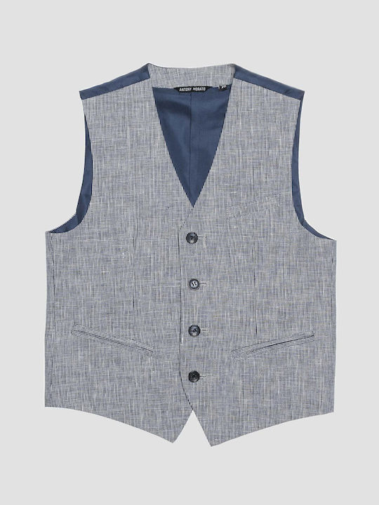 Antony Morato Kids Vest Cotton Blue