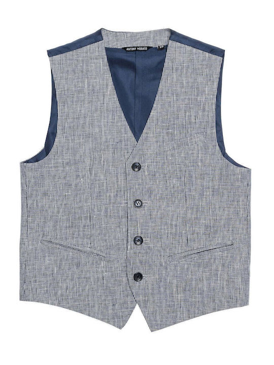 Kinderveste Baumwolle Blau