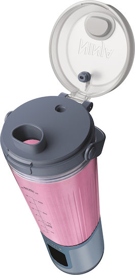 Ninja Blast Μπλέντερ με Πλαστική Κανάτα 530 ml 7.4V Denim Blue