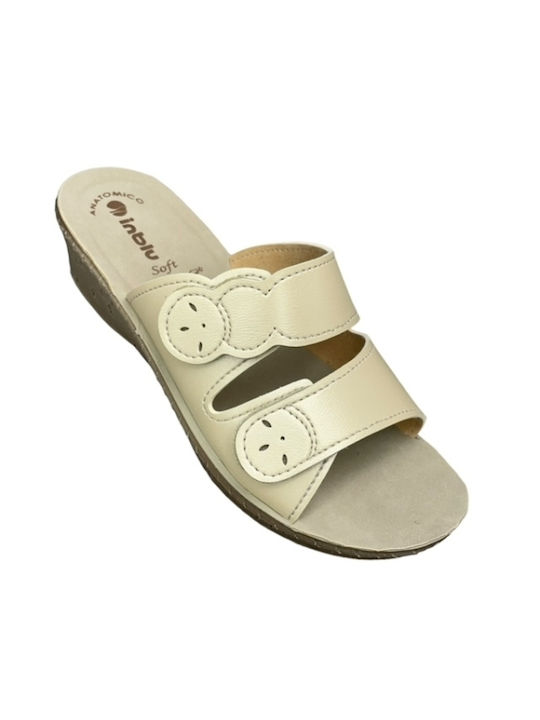 Inblu Women's Flat Sandals in Gold Color