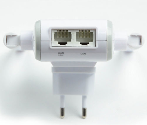 Extrastar 2648 Wi-Fi Extender Single Band (2.4GHz) 300Mbps with 2 Ethernet Ports