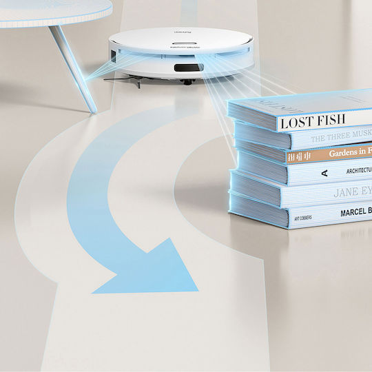 Rohnson Mamba Complete Robot Vacuum Cleaner with Laser Mapping & 6000Pa Suction Power White