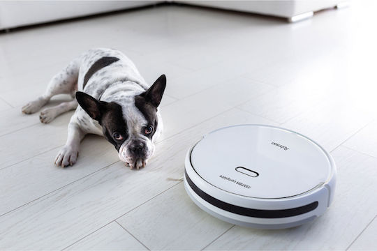 Rohnson Mamba Complete Robot Vacuum Cleaner with Laser Mapping & 6000Pa Suction Power White