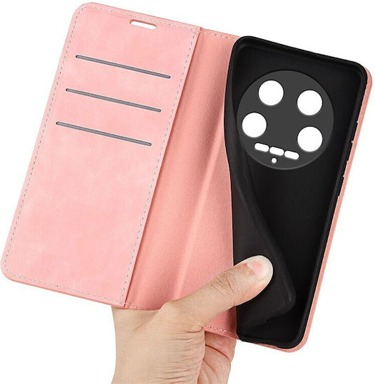 Retro Magnetic Buchen Sie Rosa (Xiaomi 14 Ultra)