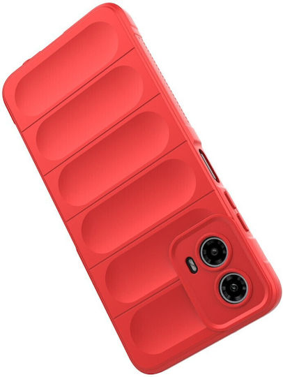 Magic Shield Back Cover Σιλικόνης Κόκκινο (Motorola Moto G34 5G)