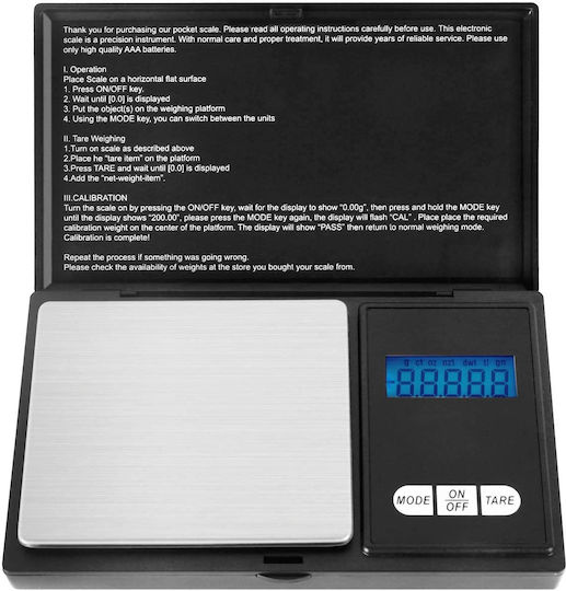 Digitale Küchenwaage bis 0,5 kg Grau