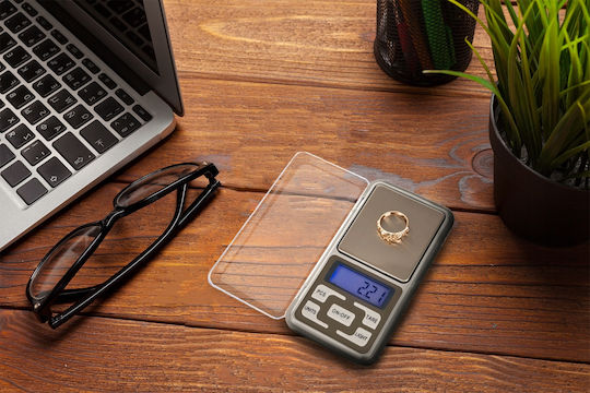 Digital Kitchen Scale Up To 0.2kg Gray