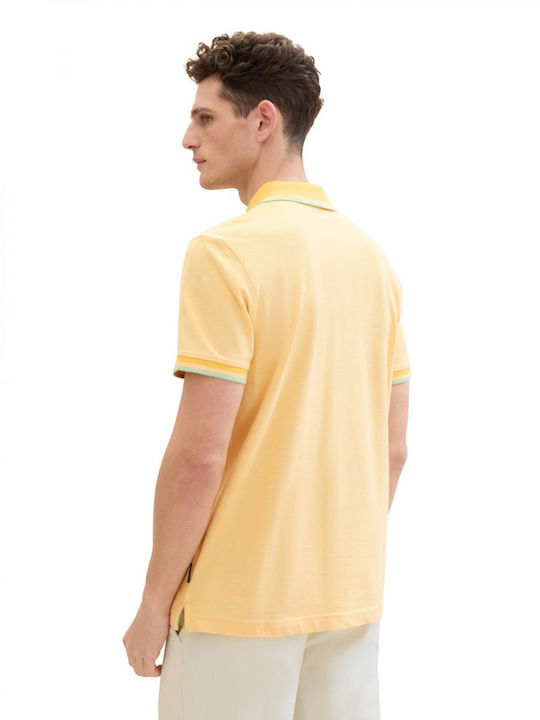 Tom Tailor Bluza Bărbătească Polo Yellow